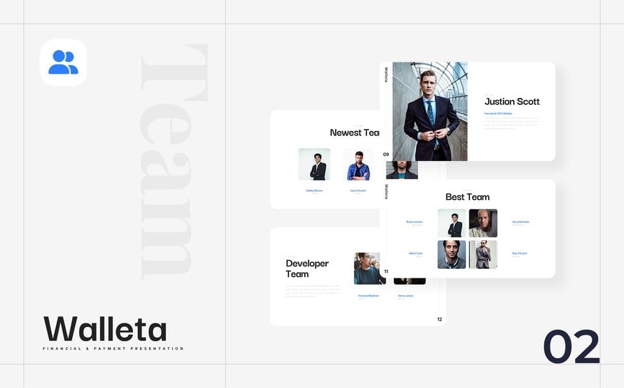 钱包APP介绍 PPT模版 (PPTX)