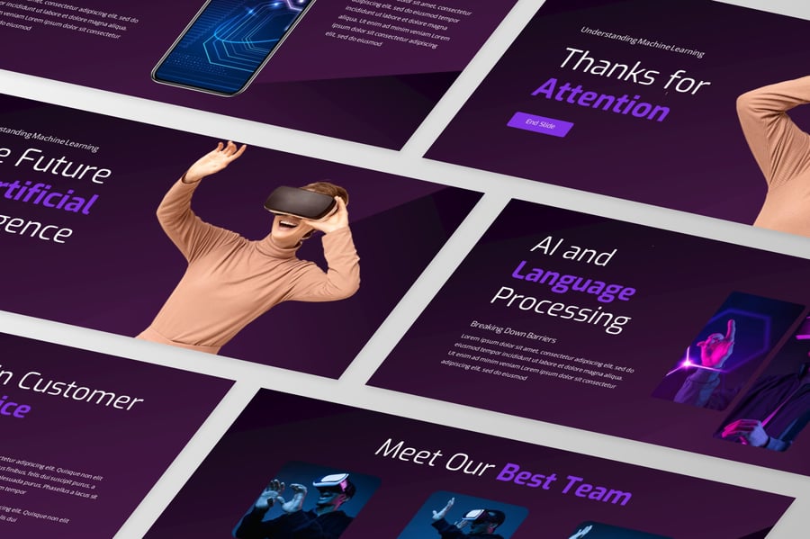 人工智能 PPT模版 (PPTX)