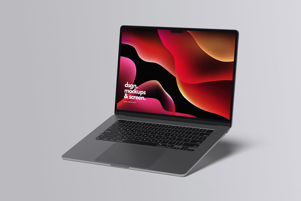 Macbook pro电脑样机 (PSD,PDF)