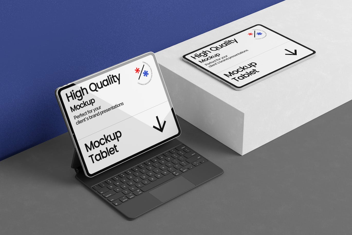 平板电脑演示样机模板设计 (PSD)