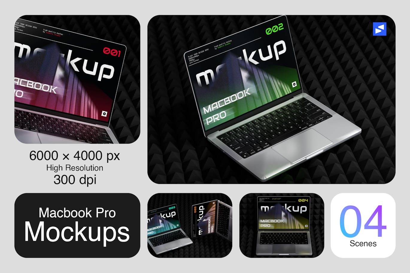 笔记本电脑样机 (PSD)