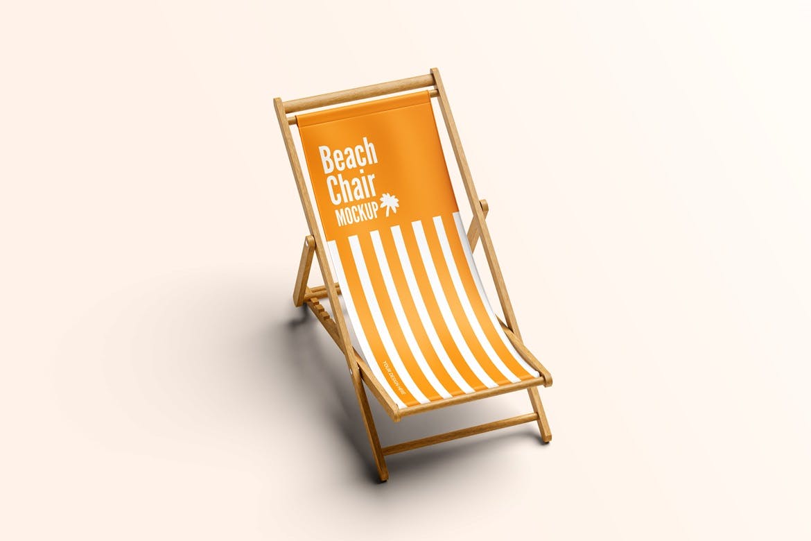 沙滩椅样机 (PSD,PDF)