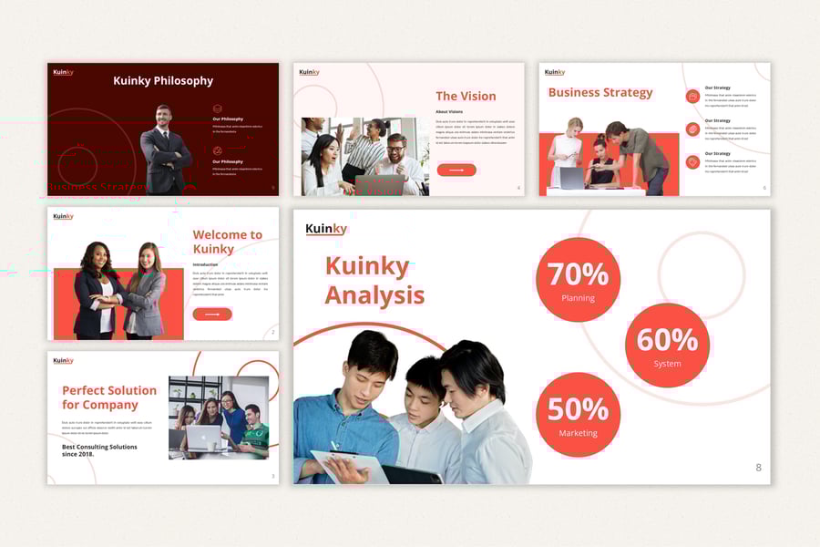 商业顾问 PowerPoint演示模板 (PPTX)