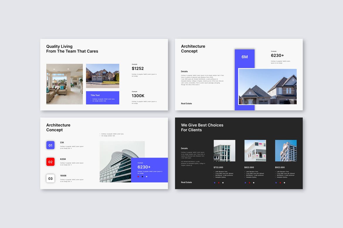 房地产演示模板 (PPTX)