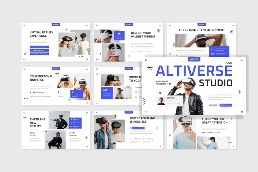 元宇宙 PPT模版 (PPT,PPTX)