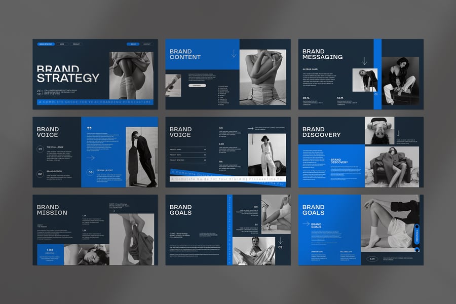 品牌战略PPT模版 (PPTX)