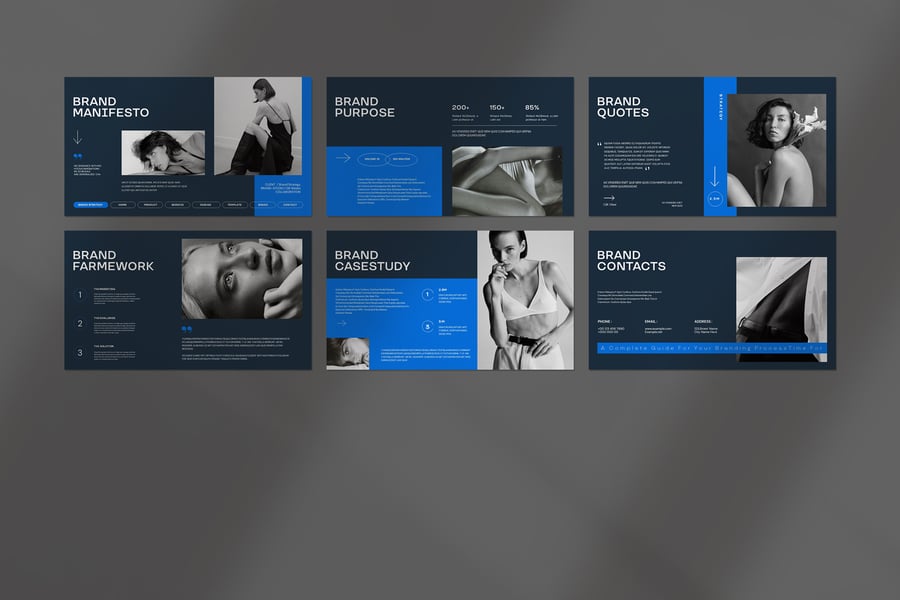 品牌战略PPT模版 (PPTX)