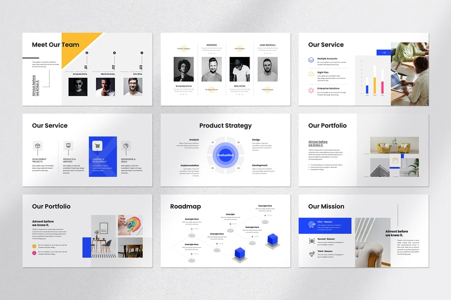 推介材料演示模板PPT模板 (PPTX)