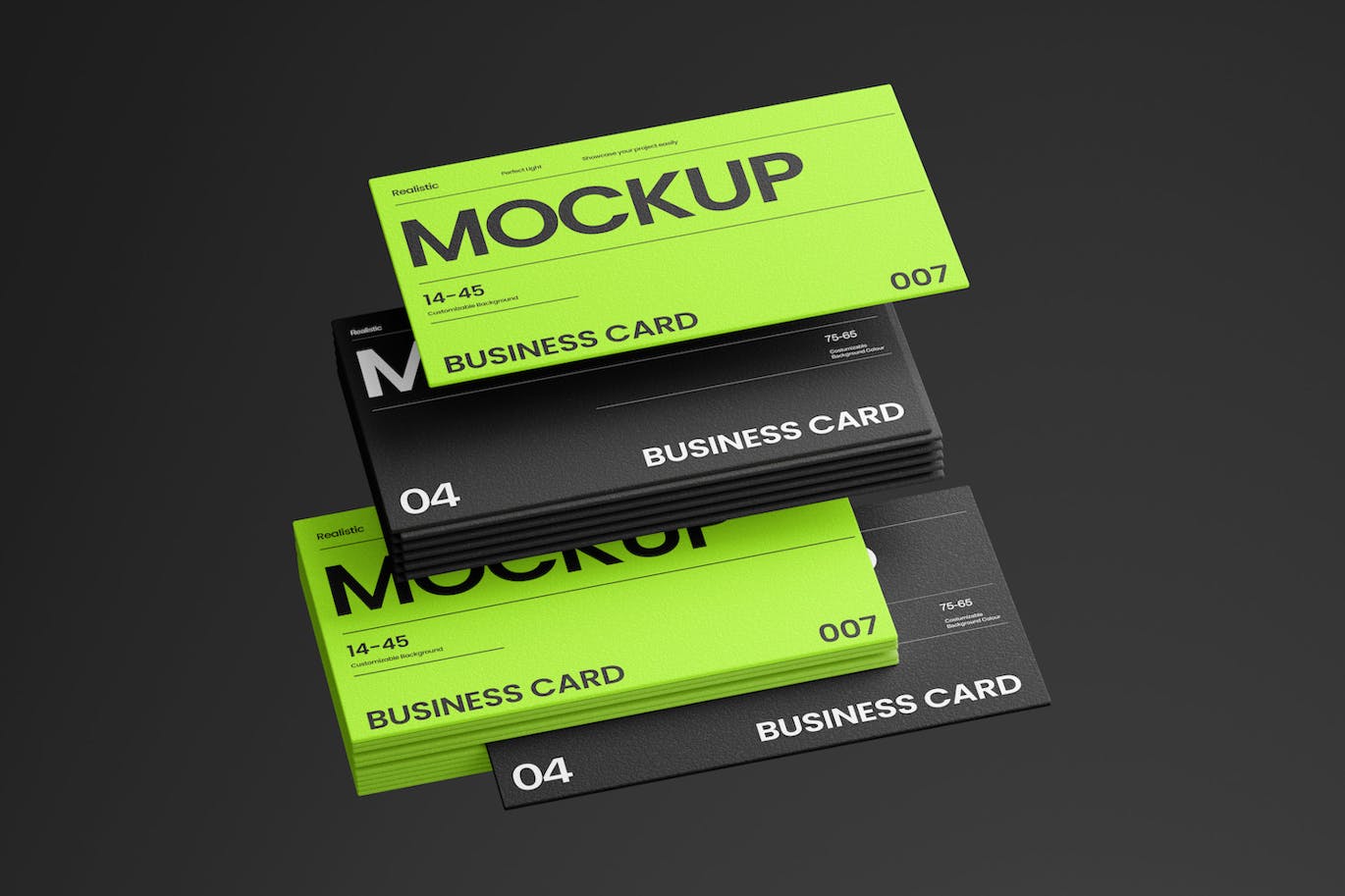 现代品牌名片样机 (PSD)