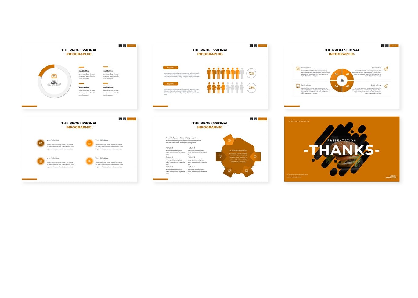 简约时尚多用途食品餐厅powerpoint幻灯片演示模板（pptx&amp;key）
