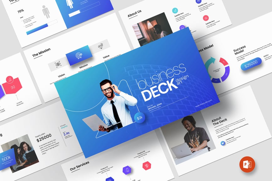 商业计划书PPT模版 (PPTX)