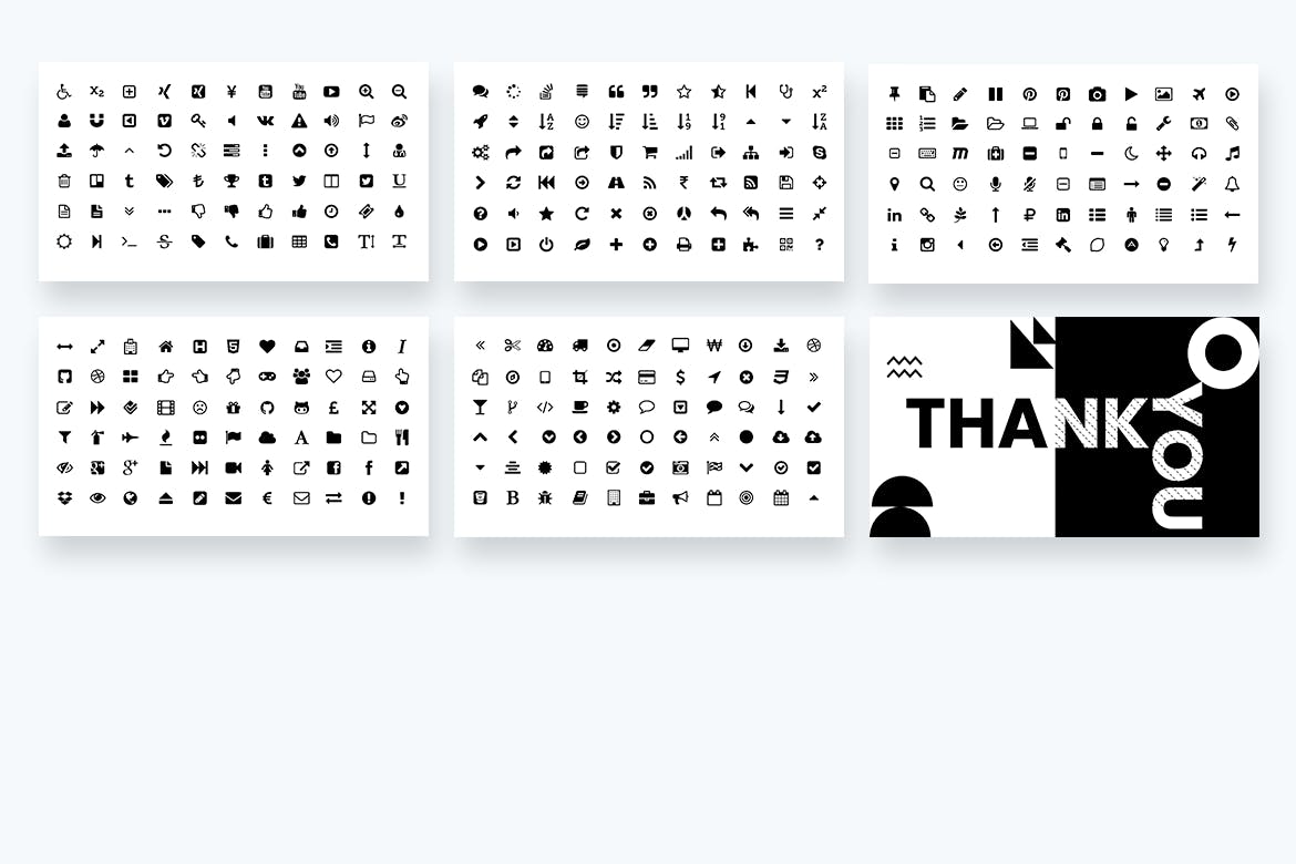 地理创意几何图形PPT模板（PPTX）