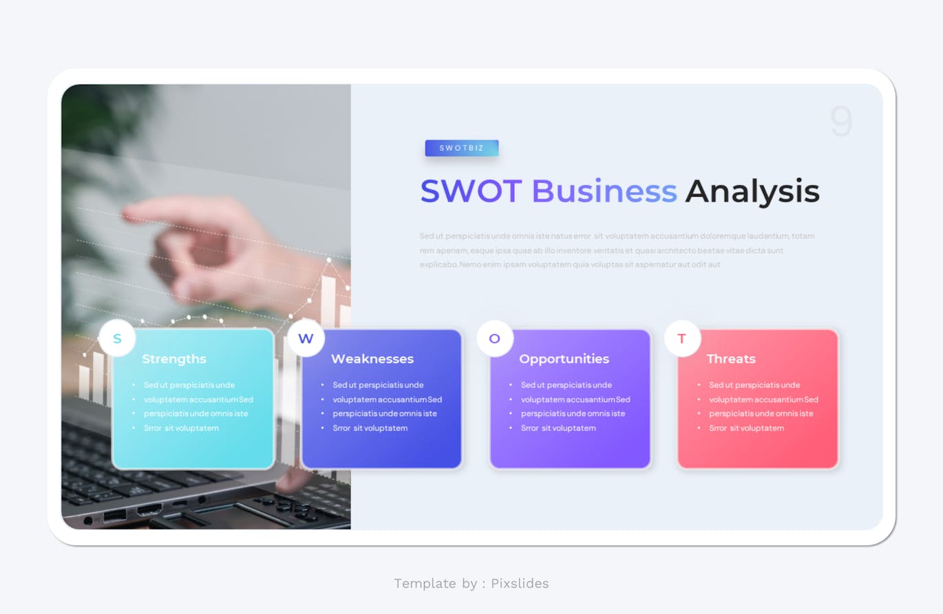 SWOT 业务优劣势分析PPT模板 (PPTX,PPT)