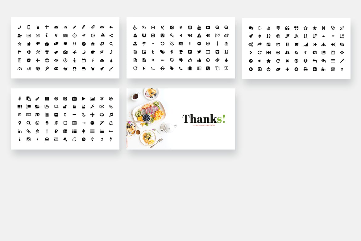 食品杂货和有机食品PPT模板(PPTX)