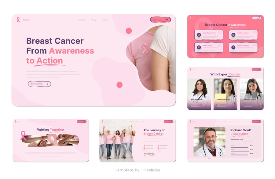 医疗技术介绍PPT模版 (PPTX,PPT)