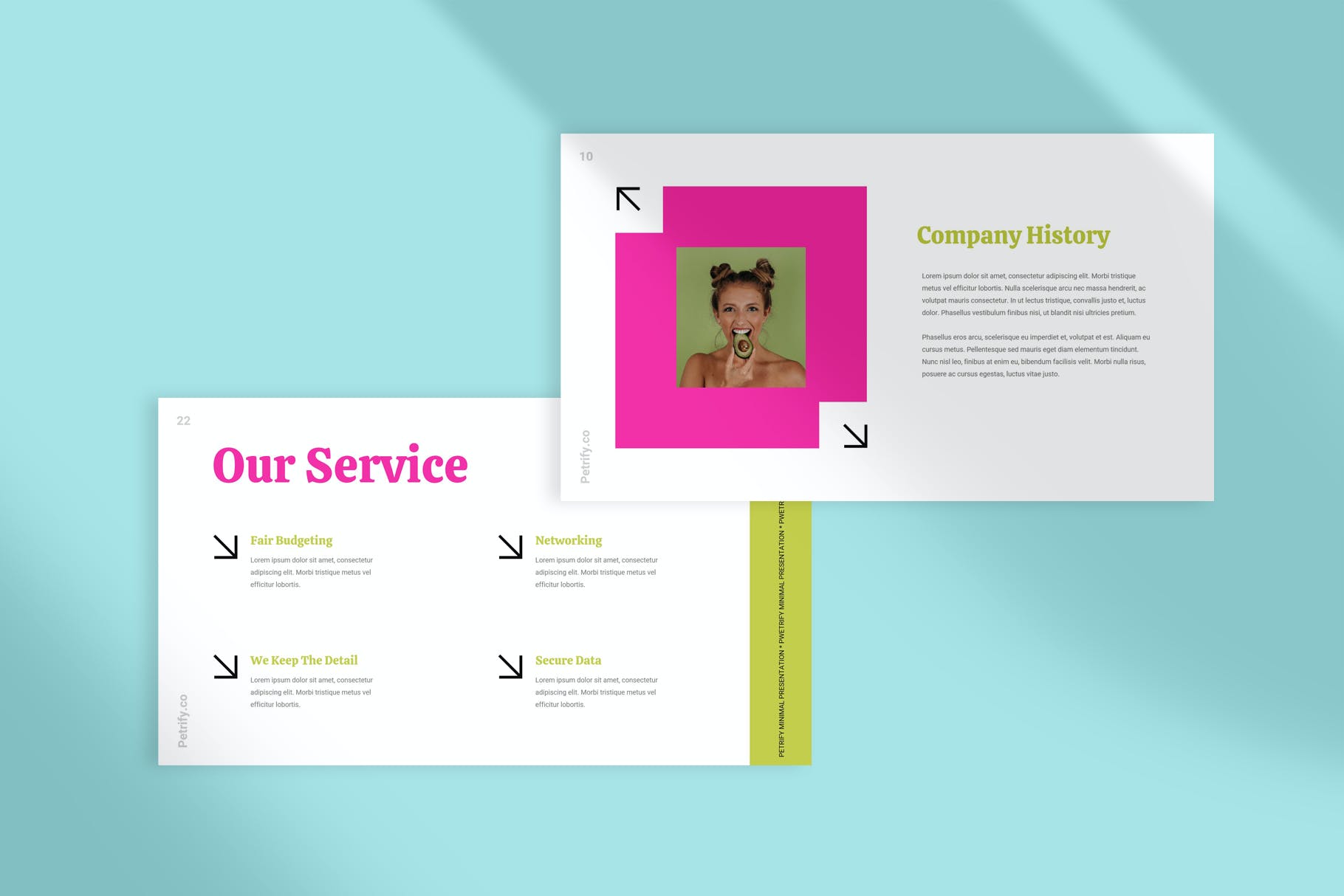 多彩时尚创意PPT模板（PPTX）