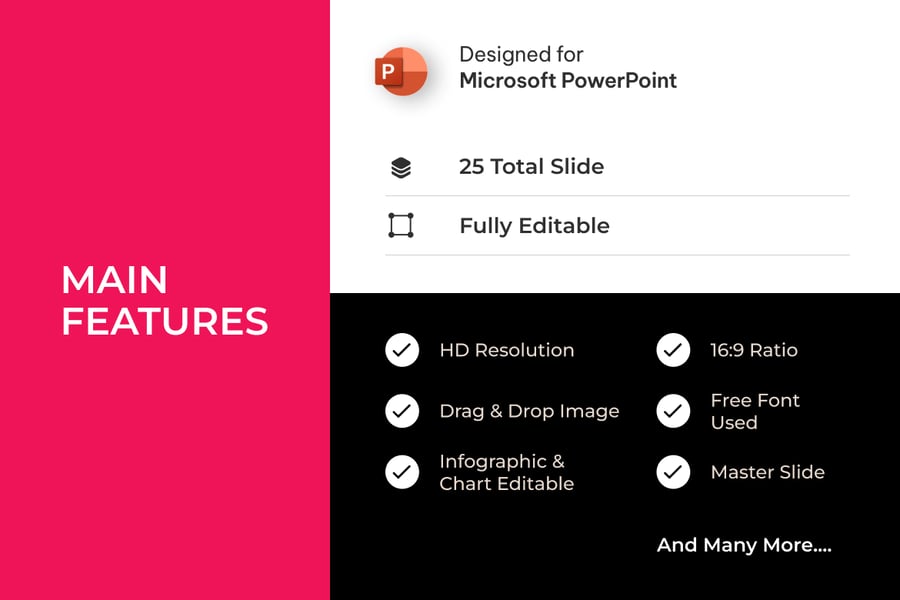 年度回顾年终总结  PPT模板 (PPTX)