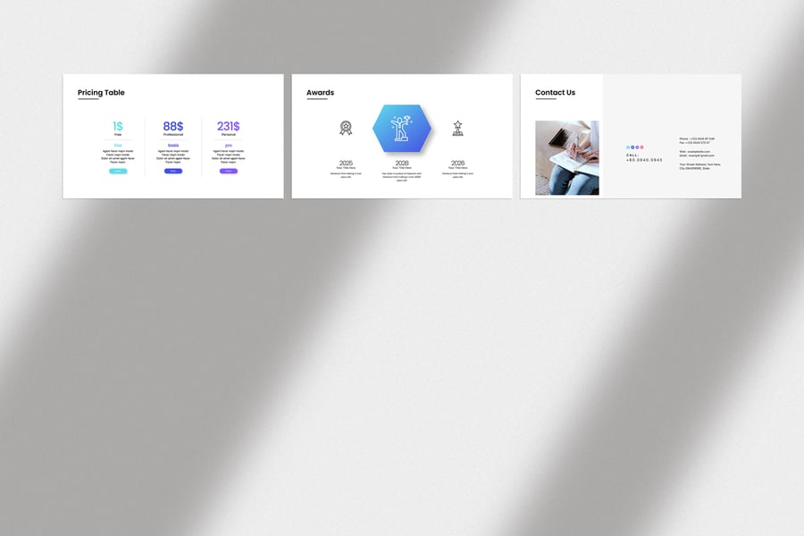 商业计划书PPT模版 (PPTX)