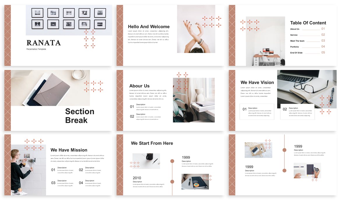 简单明了的高端PPT模板（PPTX）