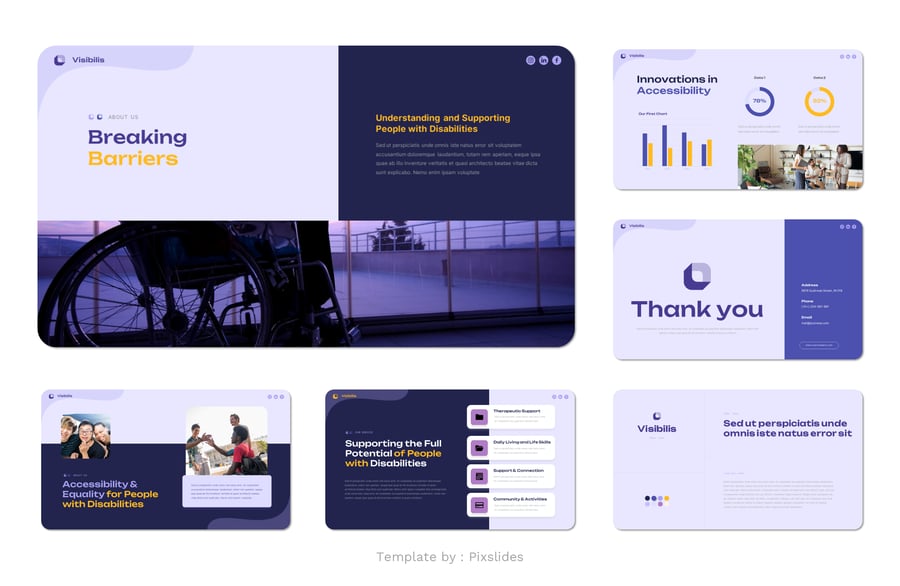 残疾意识 PPT模版 (PPT,PPTX)