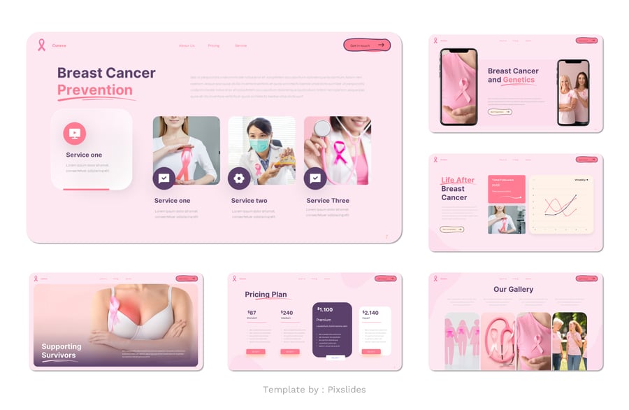 医疗技术介绍PPT模版 (PPTX,PPT)