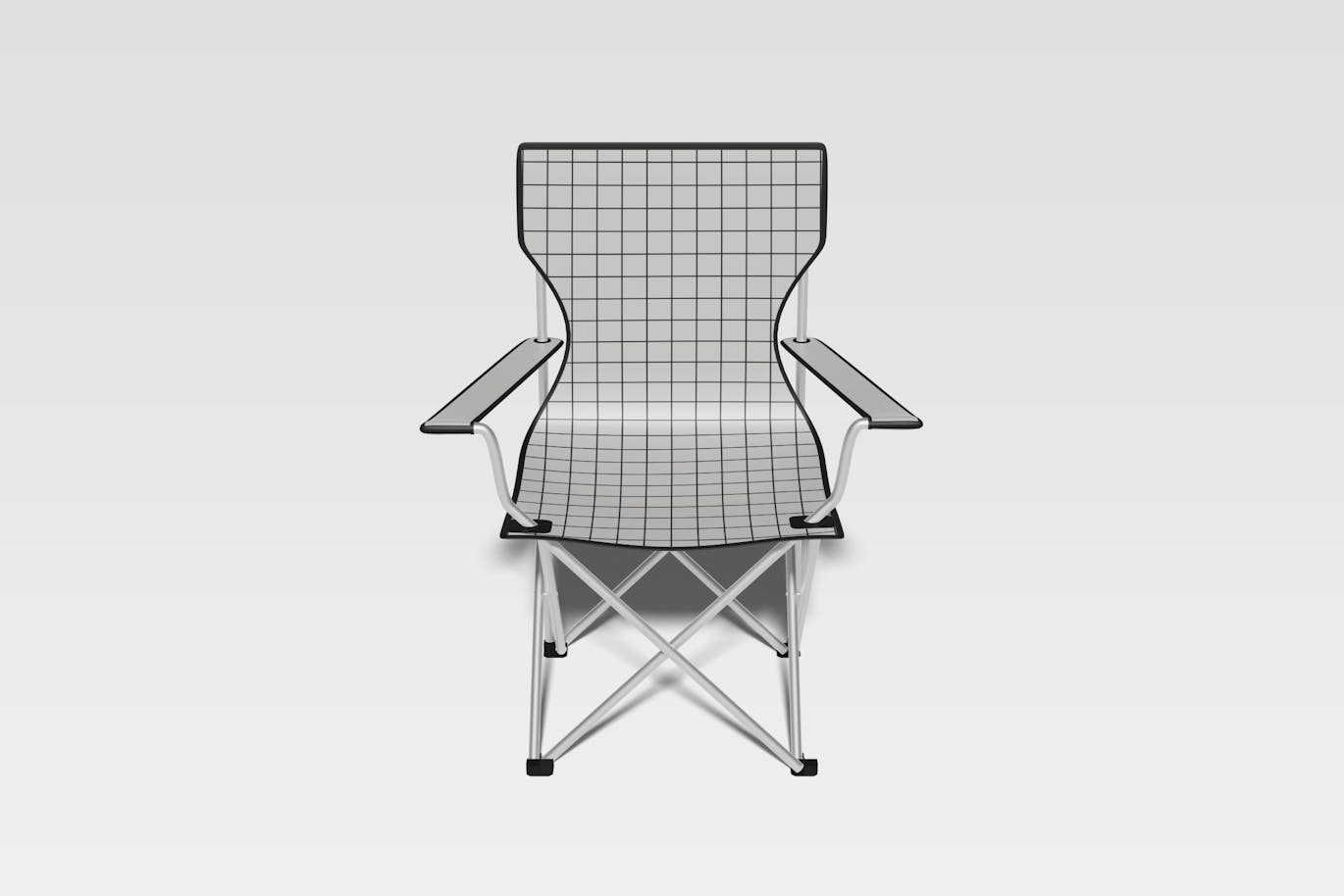 折叠露营椅模型 (PSD)