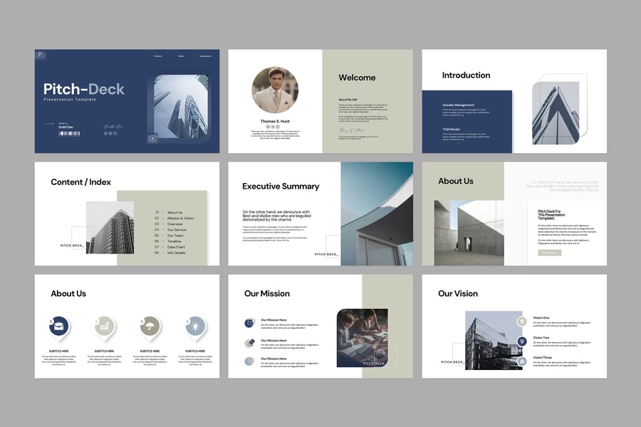 宣传材料演示模板 PPT模板 (PPTX)