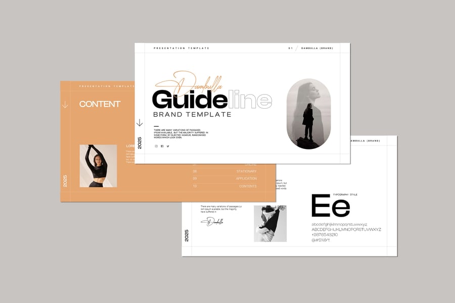 品牌指南PPT模版 (PPTX)