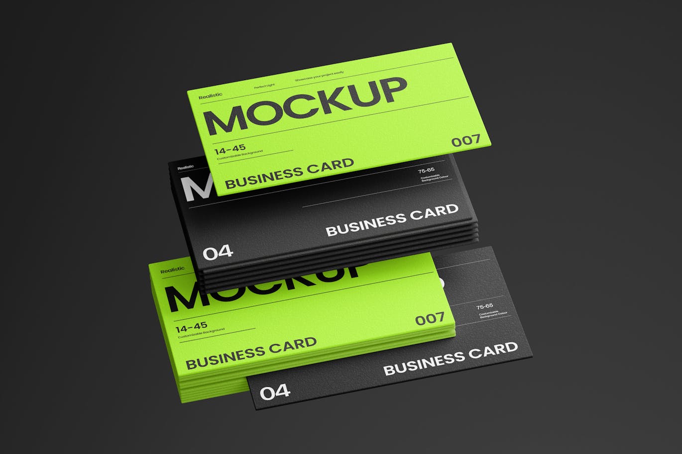 现代品牌名片样机 (PSD)