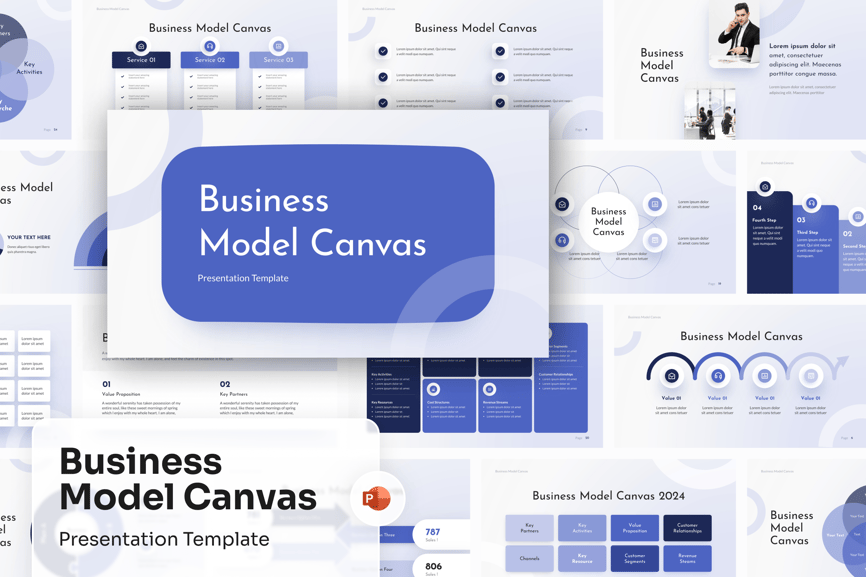 商业模式 PPT模版 (PPTX)