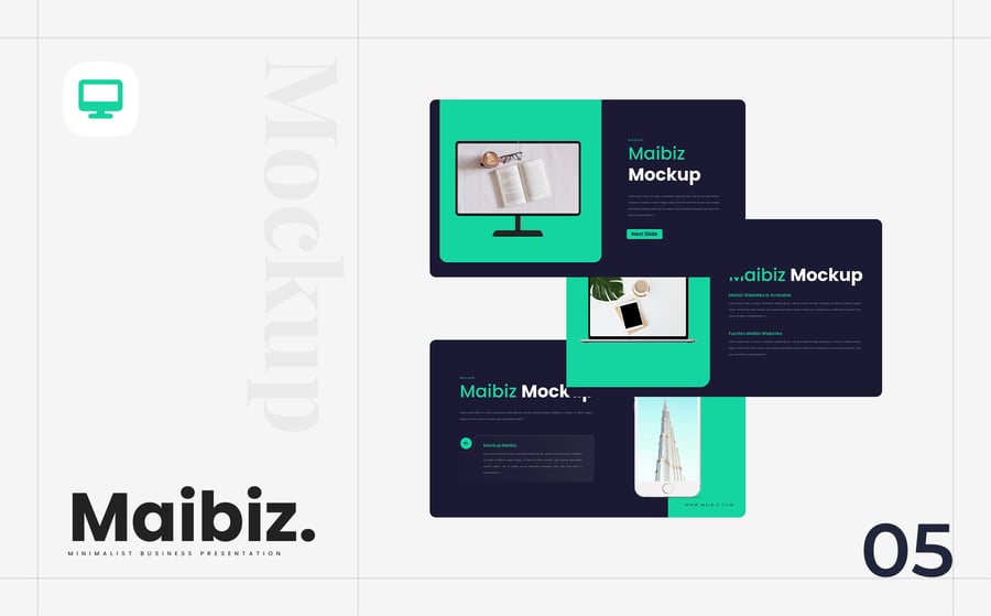 极简主义PPT模版 (PPTX)