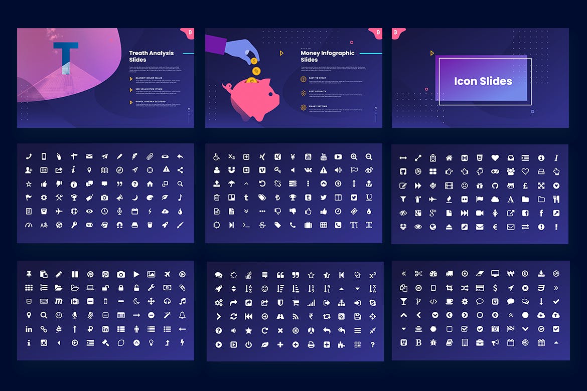 加密货币PPT模板(PPTX)