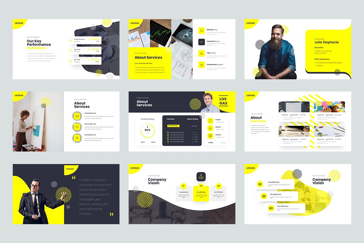 科技酷炫PPT模板（PPTX）