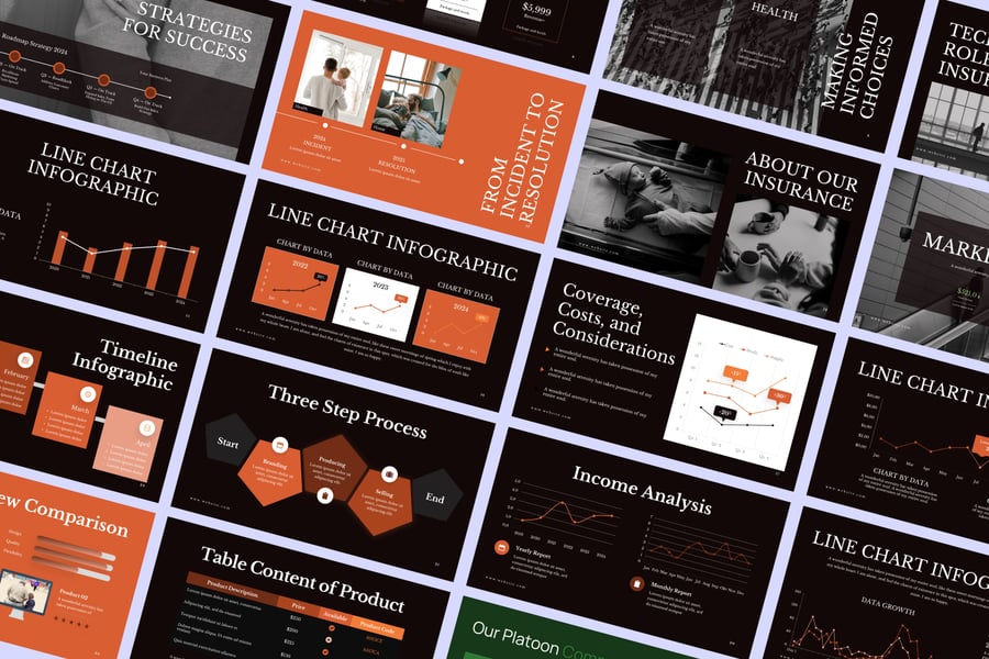 保险计划PPT模版 (PPTX)