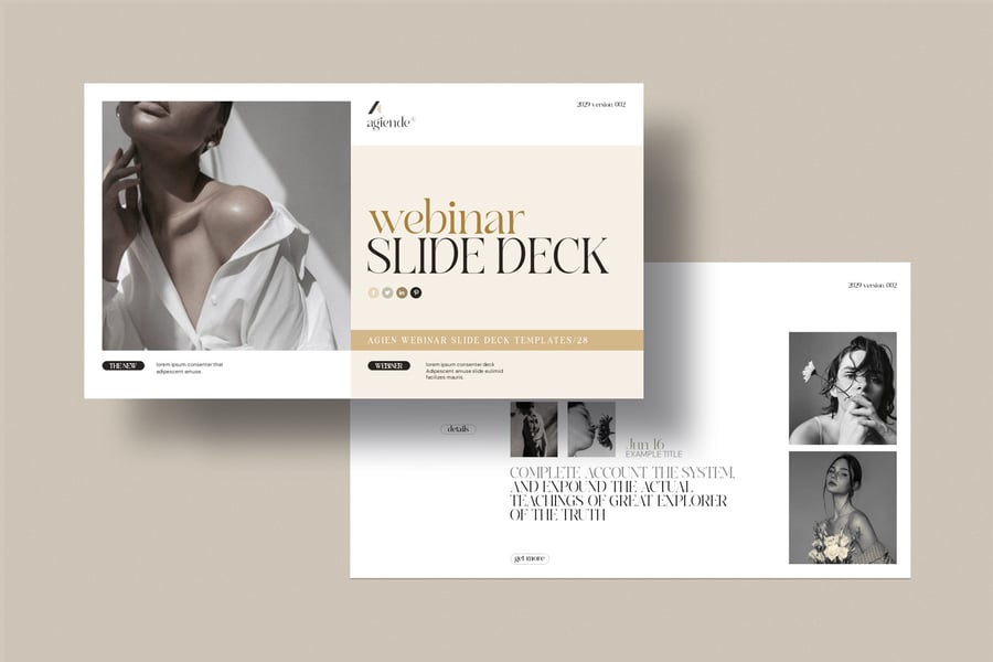 网络研讨会幻灯片PPT模版PPT模版 (PPTX)