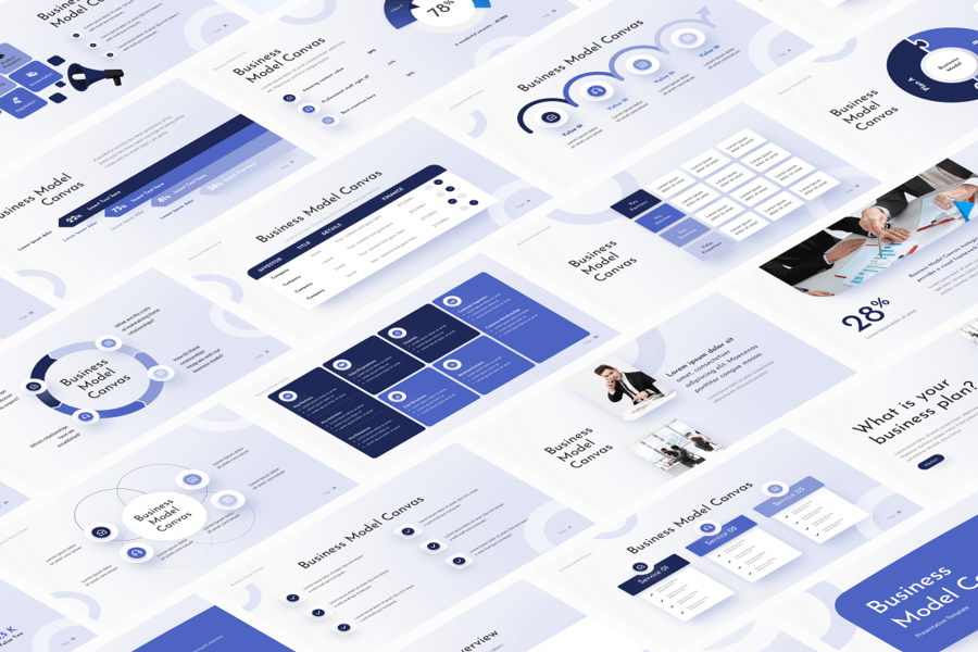 商业模式 PPT模版 (PPTX)