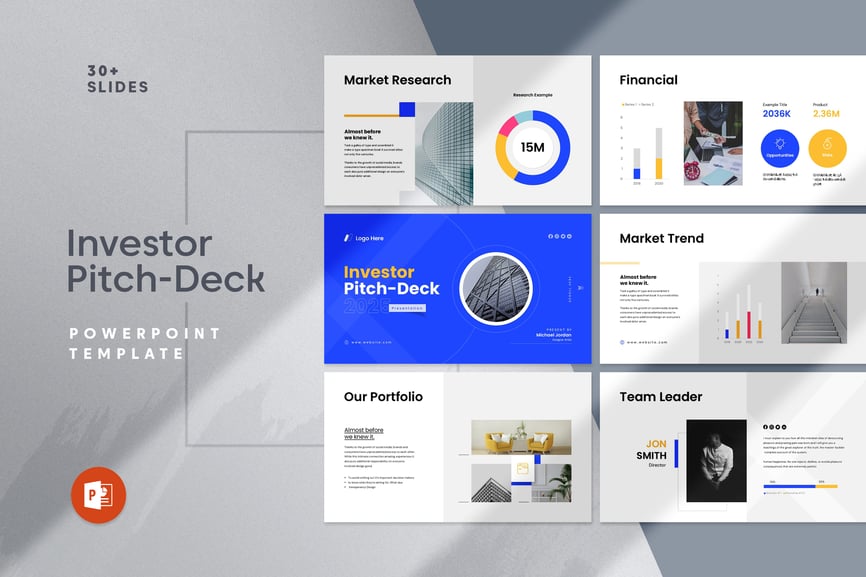 推介材料演示模板PPT模板 (PPTX)