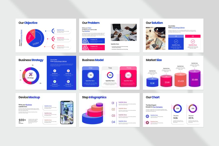 商业计划 PPT模版 (PPTX)