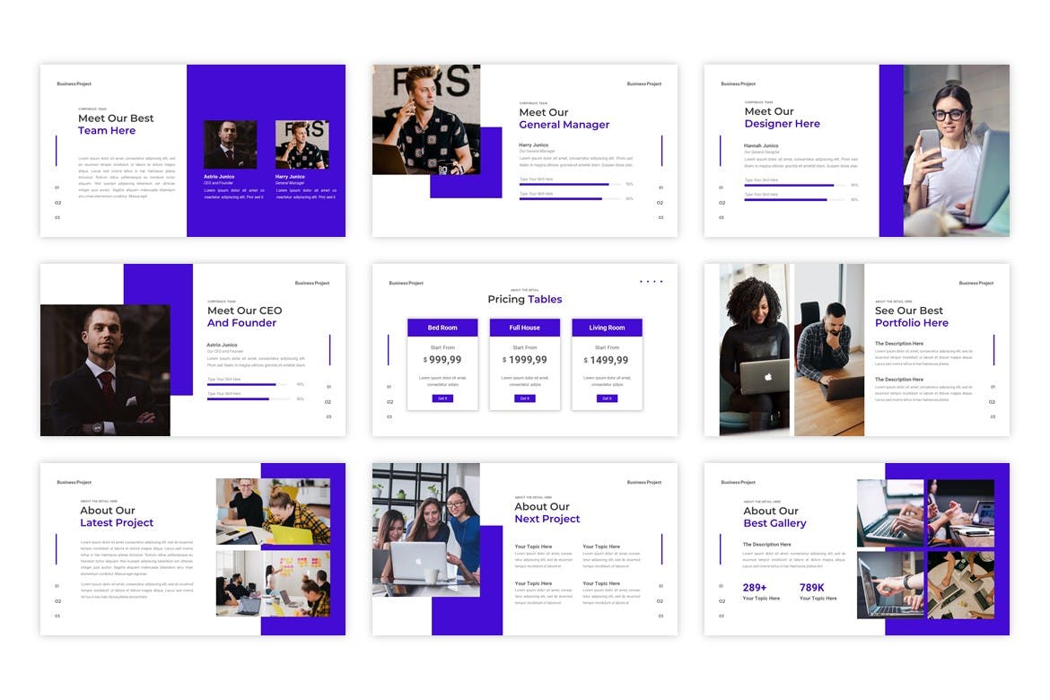 简约优雅时尚高端多用途大数据powerpoint幻灯片演示模板（pptx）