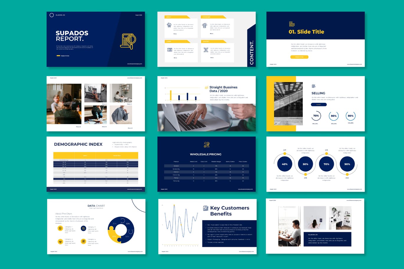 时尚高端简约专业大数据powerpoint幻灯片演示模板(pptx)