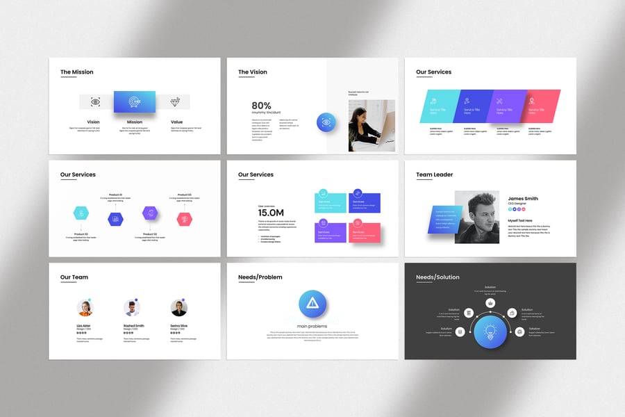 商业计划书PPT模版 (PPTX)