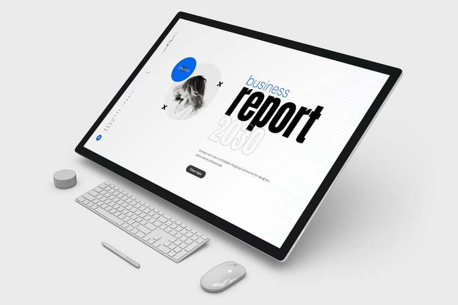 业务报告 PPT模版 (PPTX)