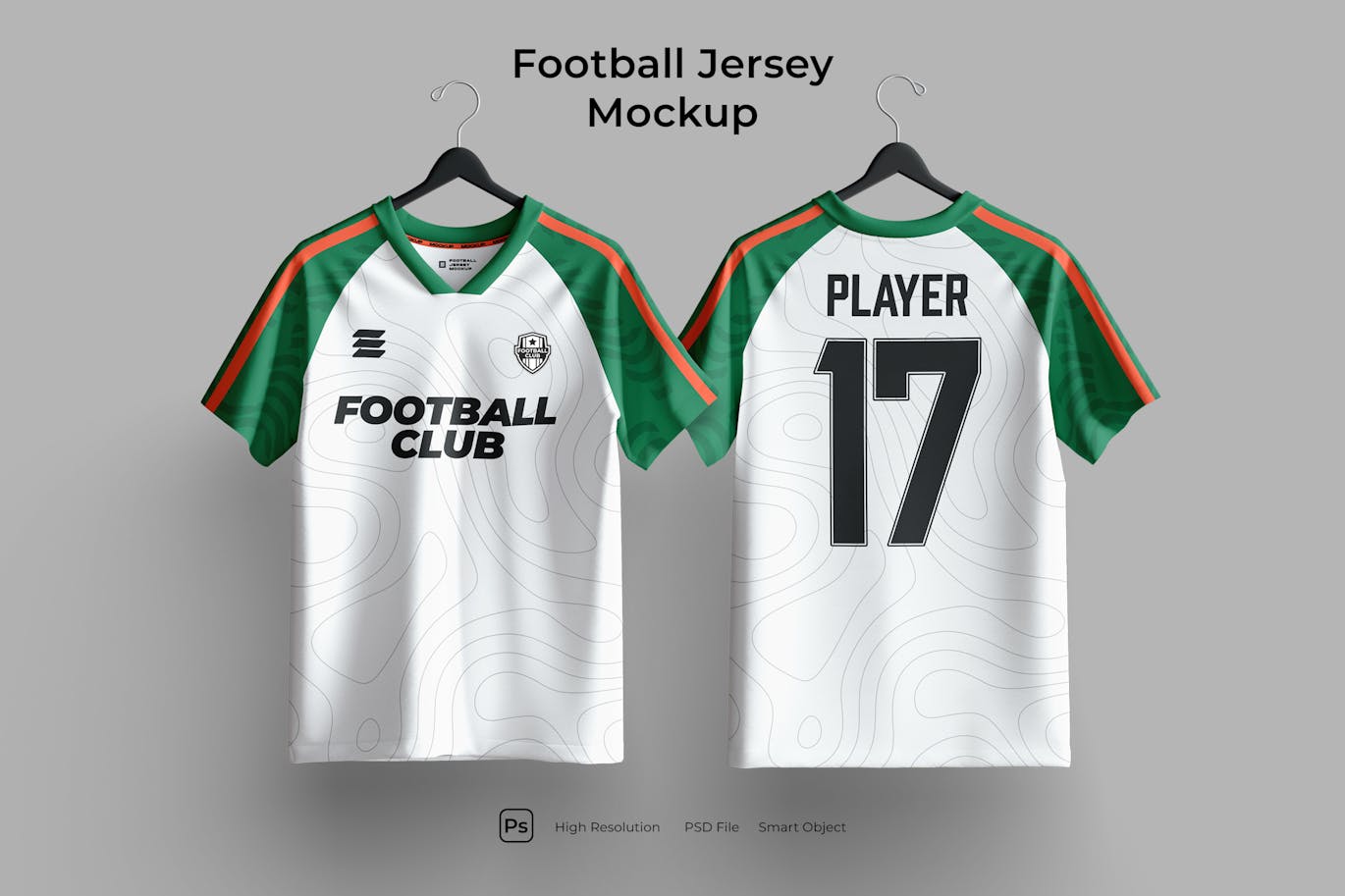 足球球衣样机 (PSD)
