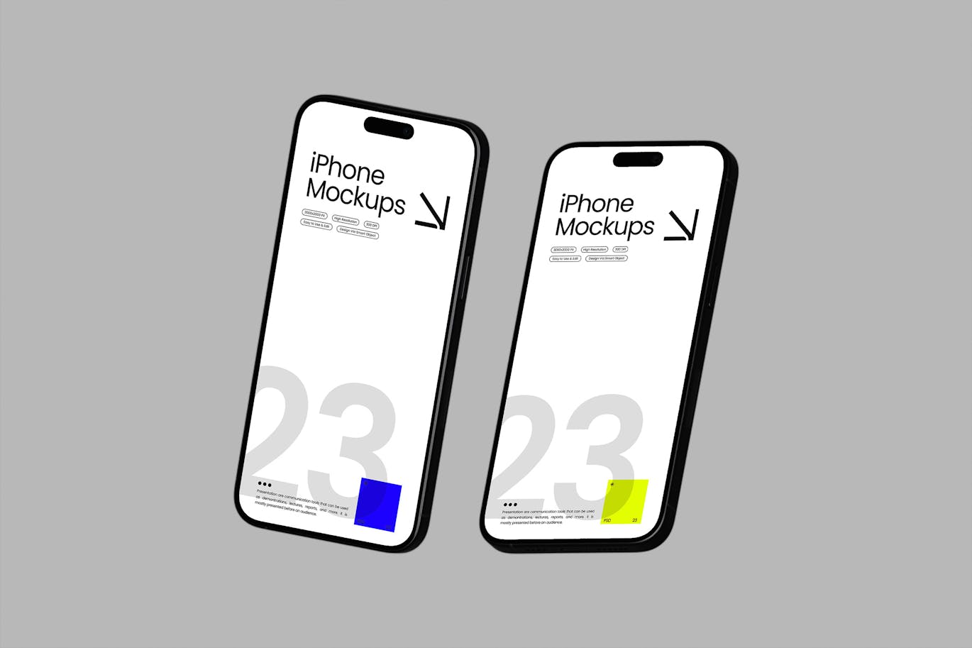 iPhone 手机样机 (PSD)