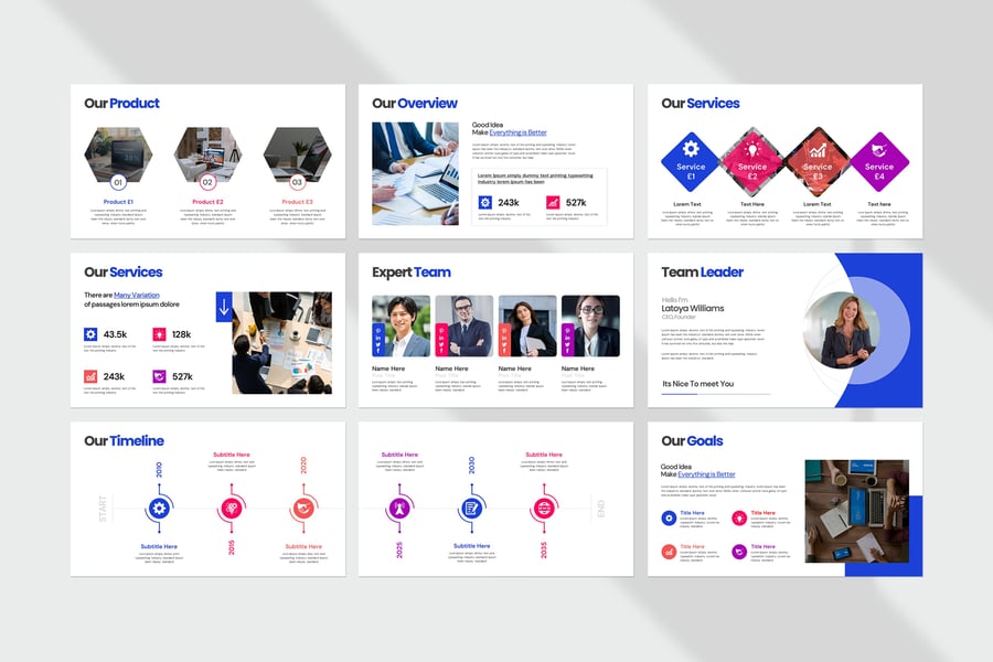 商业计划 PPT模版 (PPTX)