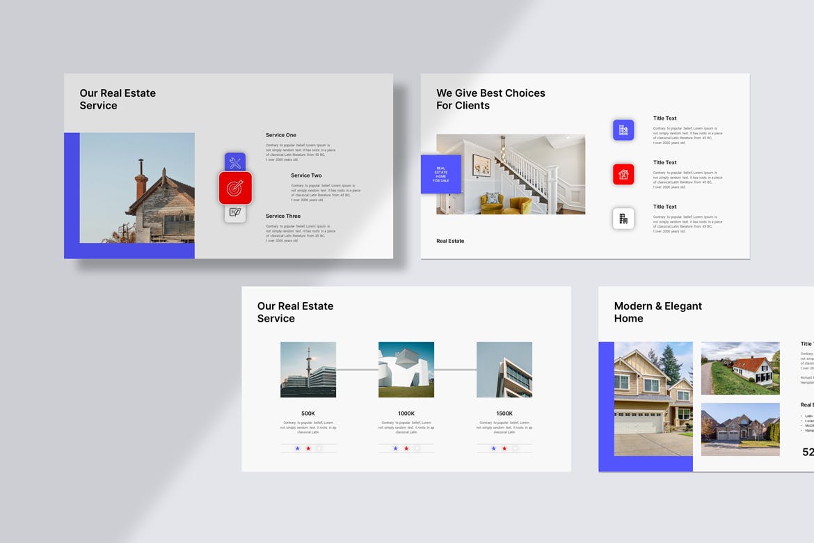 房地产演示模板 (PPTX)