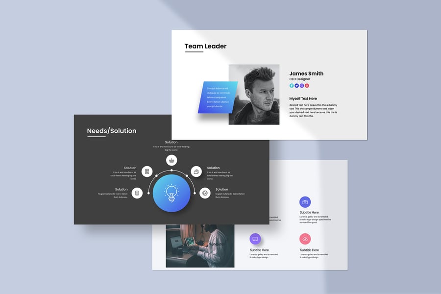 商业计划书PPT模版 (PPTX)