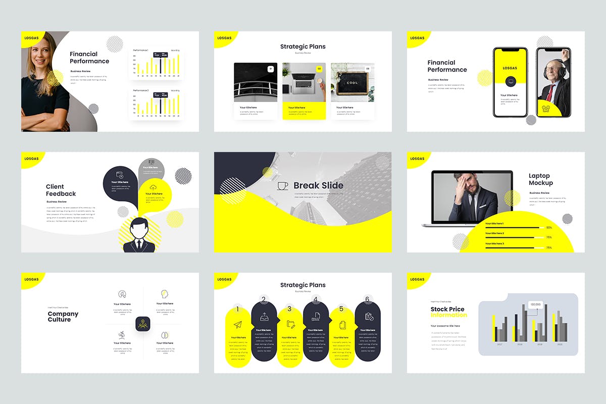 科技酷炫PPT模板（PPTX）