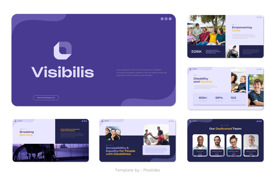 残疾意识 PPT模版 (PPT,PPTX)