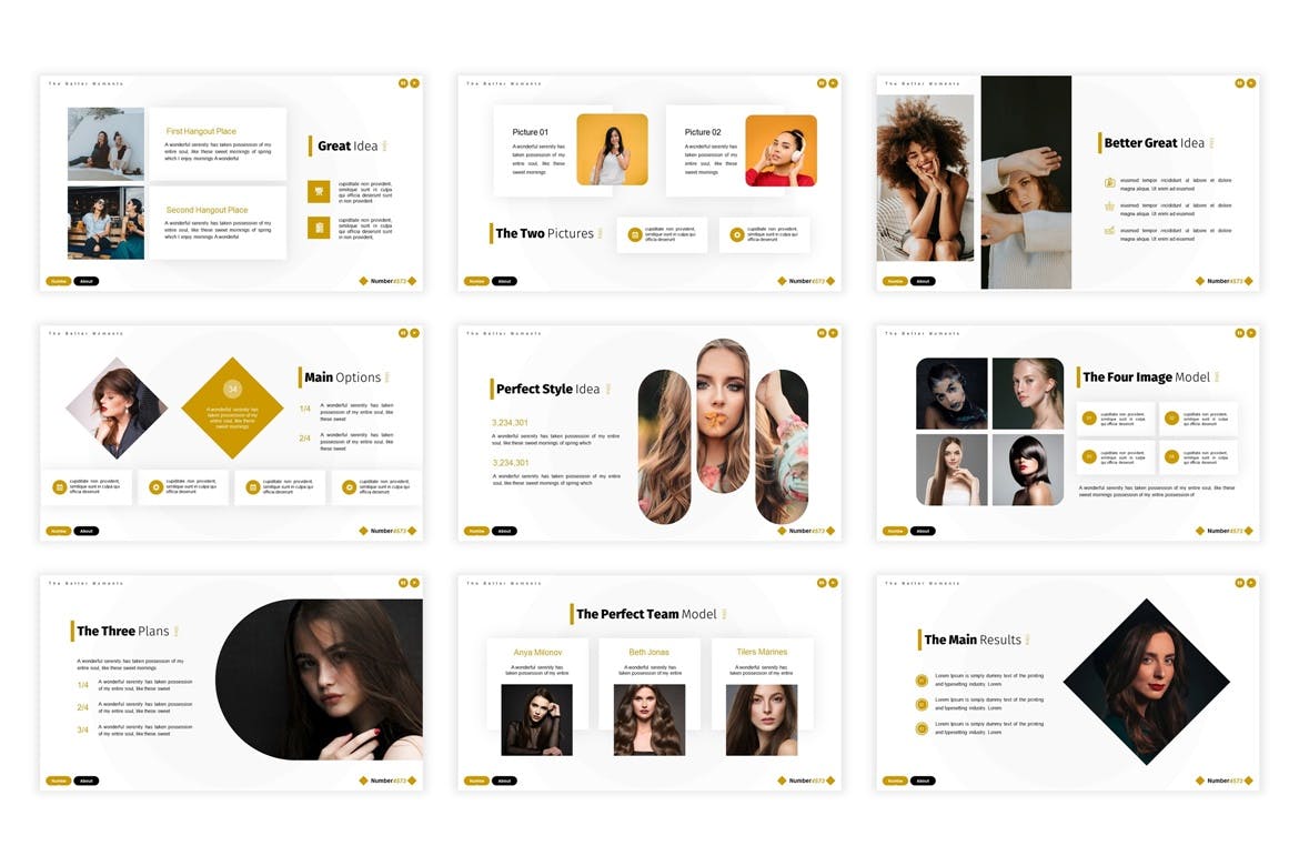 简单的高端企业PPT模板（PPTX,KEY）